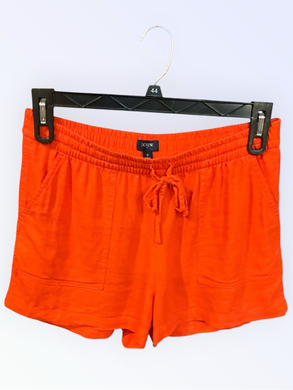 J. Crew Women's Orange Drawstring Lounge Shorts